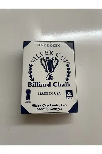 Silver Cup Bilardo Tebeşiri – 12'li